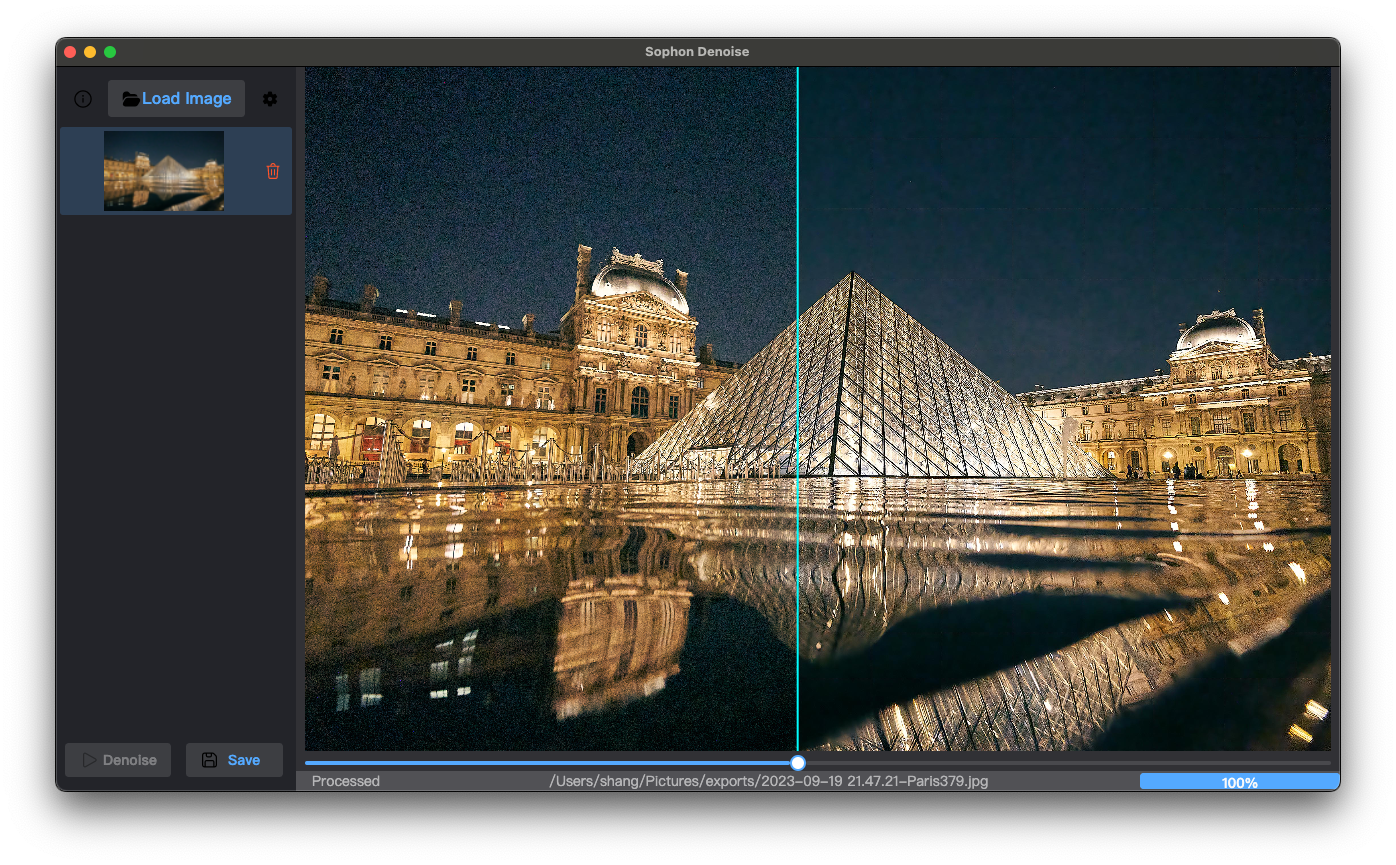 Sophon Denoise - Free AI Photo Denoise Software for Photography